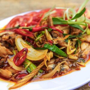 Ếch xào xả ớt