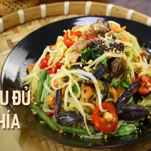 Gỏi Đu Đủ Ba Khía